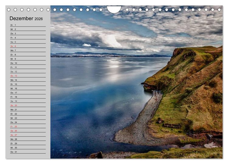 Produktbild: Schottland. Herbe Natursch&ouml;nheit (Wandkalender 2026 DIN A4 quer), CALVENDO Monatskalender