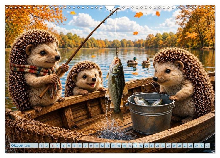 Produktbild: Die zauberhafte Welt der Iglis (Wandkalender 2027 DIN A3 quer), CALVENDO Monatskalender