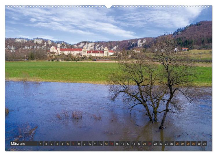 Produktbild: Gro&szlig;e Landschaft Obere Donau (hochwertiger Premium Wandkalender 2027 DIN A2 quer), Kunstdruck in Hochglanz