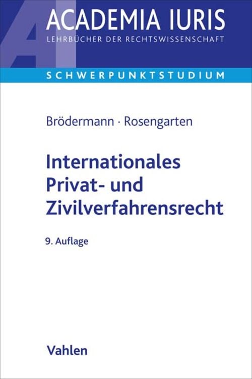 Produktbild: Internationales Privat- und Zivilverfahrensrecht