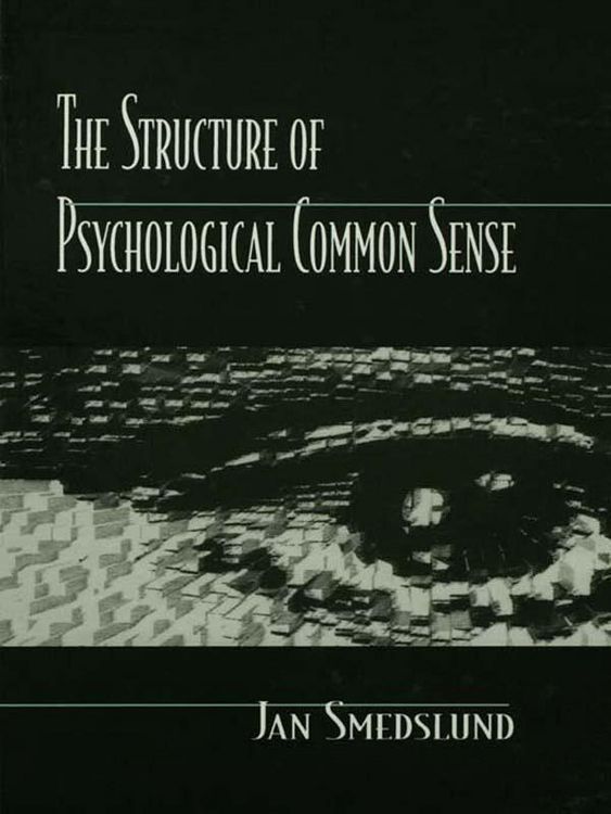 Produktbild: The Structure of Psychological Common Sense