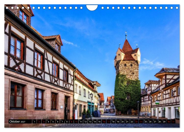 Produktbild: Impressionen der Altstadt Herzogenaurach (Wandkalender 2027 DIN A4 quer), CALVENDO Monatskalender