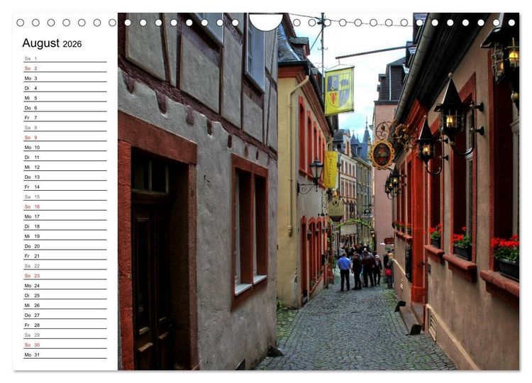 Produktbild: Eine Perle an der Mosel &ndash; Bernkastel-Kues (Wandkalender 2026 DIN A4 quer), CALVENDO Monatskalender