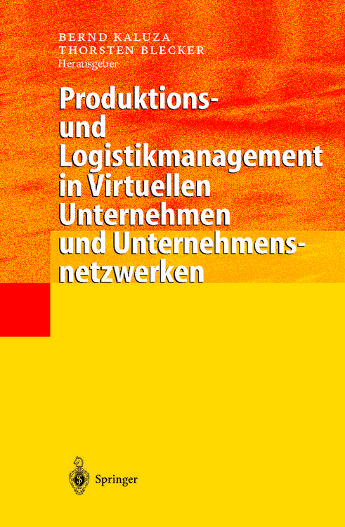 Produktbild: Produktions- und Logistikmanagement in Virtuellen Unternehmen und Unternehmensnetzwerken