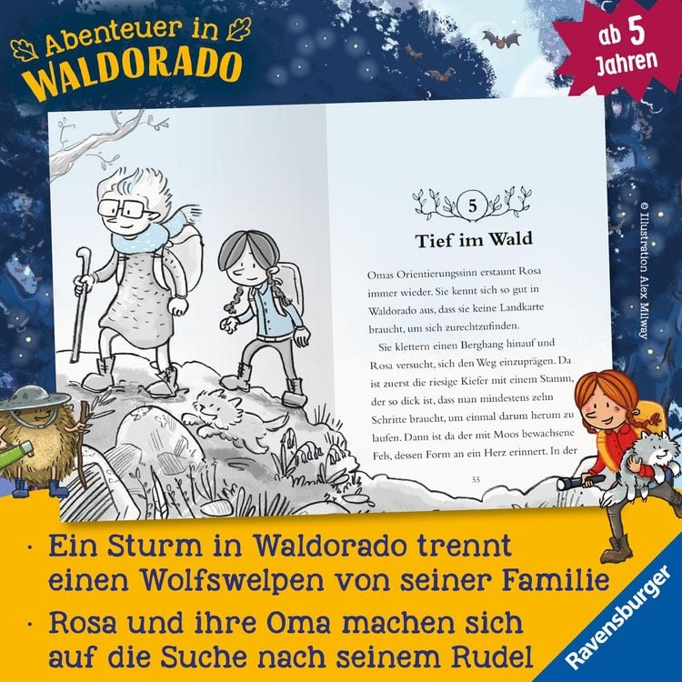 Produktbild: Abenteuer in Waldorado. Hilfe f&uuml;r den kleinen Wolf - Band 2