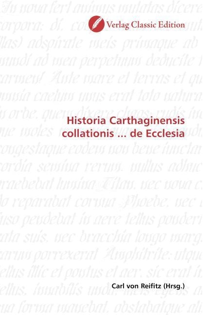 Produktbild: Historia Carthaginensis collationis ... de Ecclesia