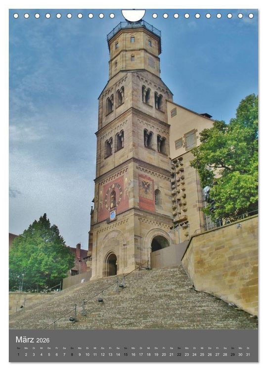 Produktbild: Kirchen und Kl&ouml;ster in Deutschland (Wandkalender 2026 DIN A4 hoch), CALVENDO Monatskalender