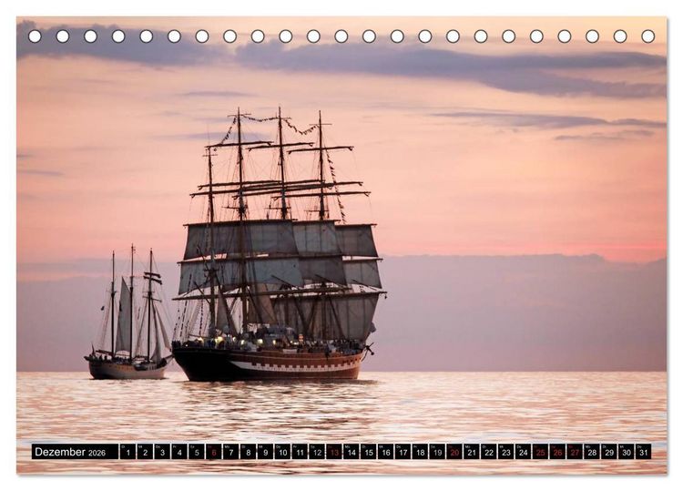 Produktbild: Hanse Sail (Tischkalender 2026 DIN A5 quer), CALVENDO Monatskalender