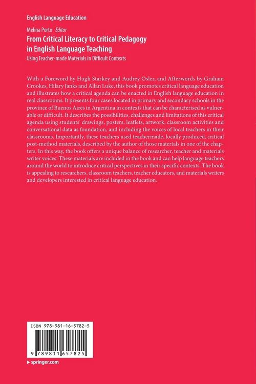 Produktbild: From Critical Literacy to Critical Pedagogy in English Language Teaching