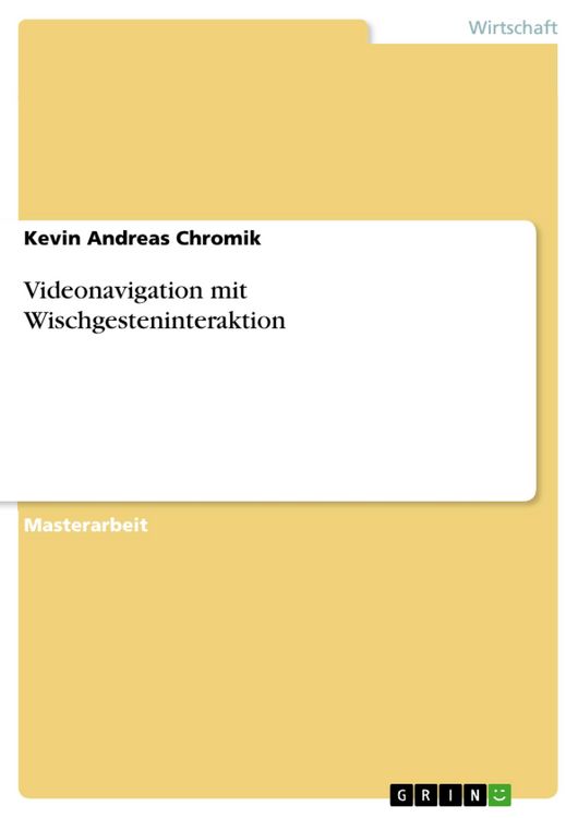 Produktbild: Videonavigation mit Wischgesteninteraktion