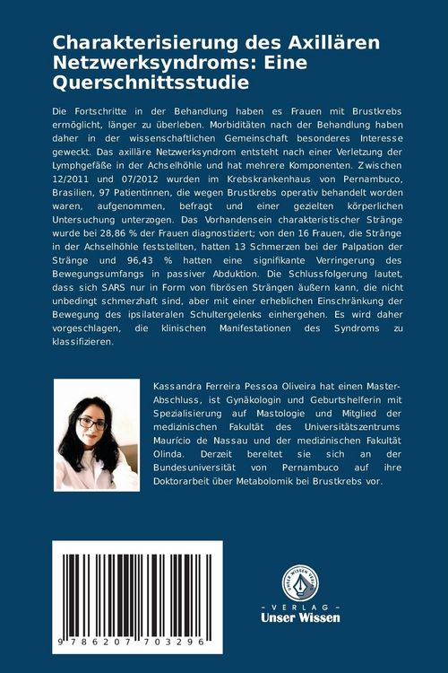 Produktbild: Charakterisierung des Axill&auml;ren Netzwerksyndroms: Eine Querschnittsstudie