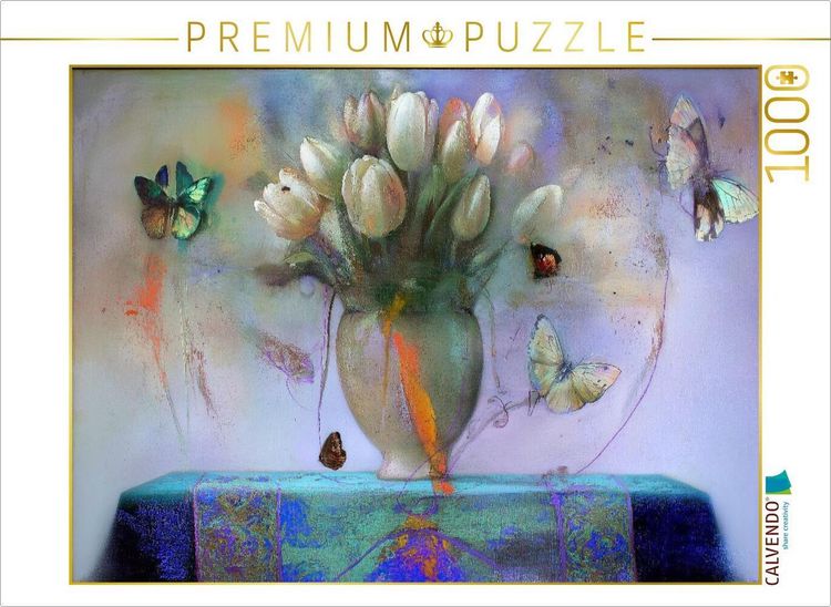 Produktbild: CALVENDO Puzzle Tulpenstrau&szlig; | 1000 Teile Lege-Gr&ouml;&szlig;e 64x48cm Foto-Puzzle f&uuml;r gl&uuml;ckliche Stunden