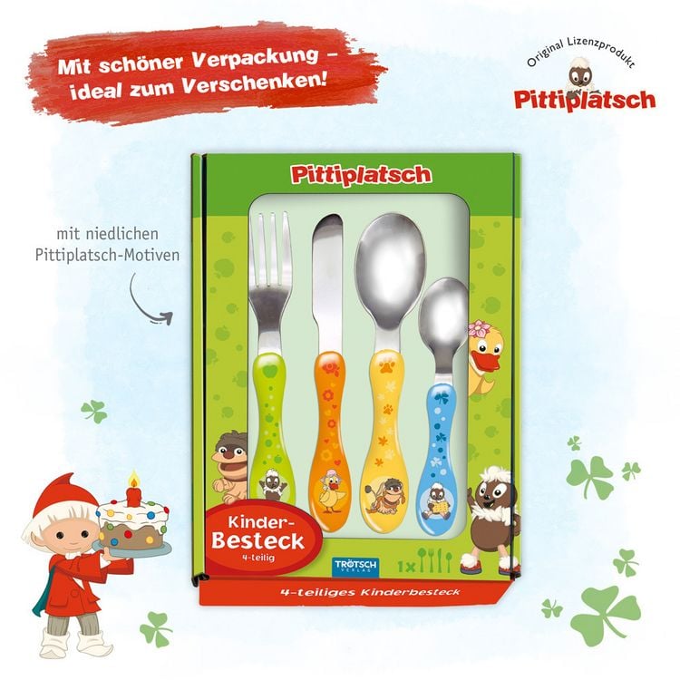 Produktbild: Tr&ouml;tsch Unser Sandm&auml;nnchen Besteckset Pitti
