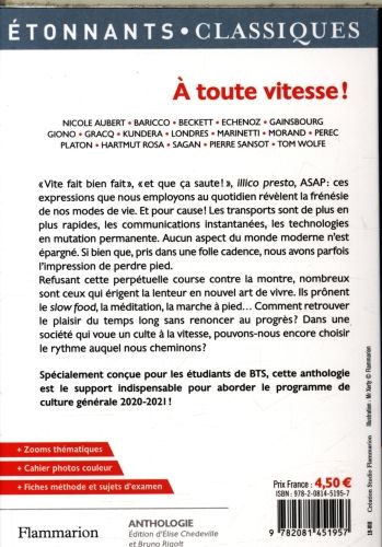 Produktbild: A toute vitesse : BTS 2020 2021