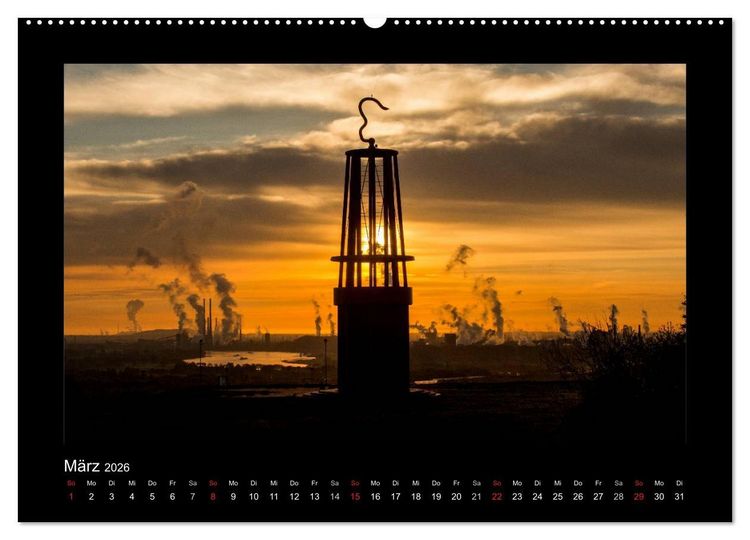 Produktbild: Berge und T&auml;ler im Ruhrgebiet (Wandkalender 2026 DIN A2 quer), CALVENDO Monatskalender