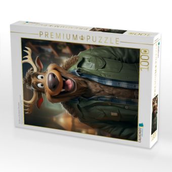 Produktbild: CALVENDO Puzzle Ein Motiv aus dem Kalender Grinsekatze | 1000 Teile Lege-Gr&ouml;&szlig;e 64x48cm Foto-Puzzle f&uuml;r gl&uuml;ckliche Stunden