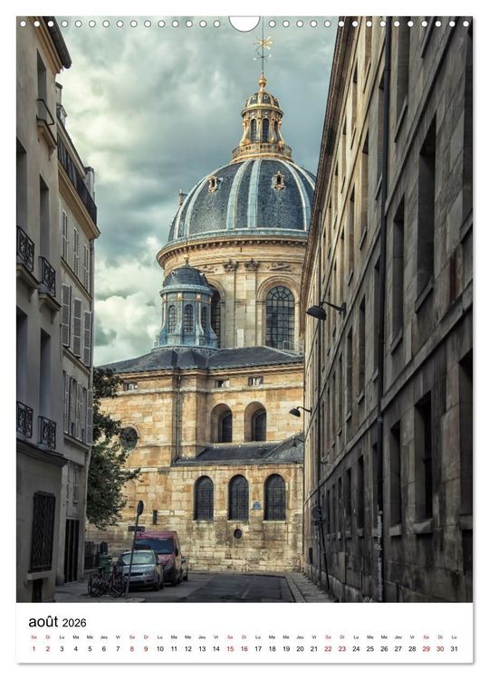 Produktbild: Visite de Paris (Calendrier mural 2026 DIN A3 horizontal), CALVENDO calendrier mensuel