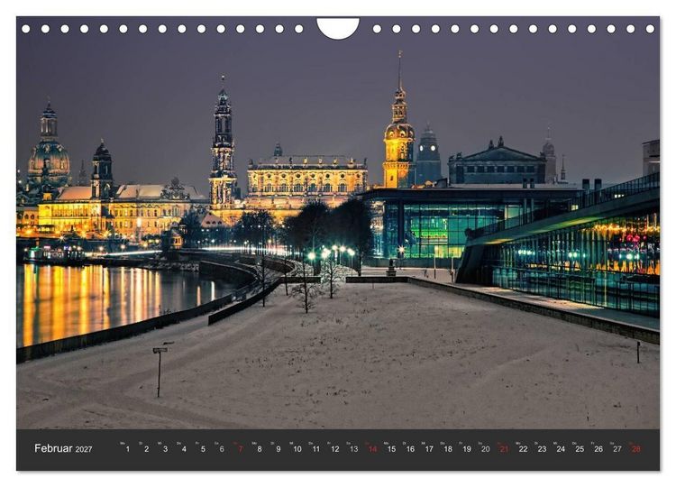 Produktbild: Barockstadt Dresden (Wandkalender 2027 DIN A4 quer), CALVENDO Monatskalender