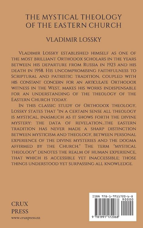 Produktbild: The Mystical Theology of the Eastern Church