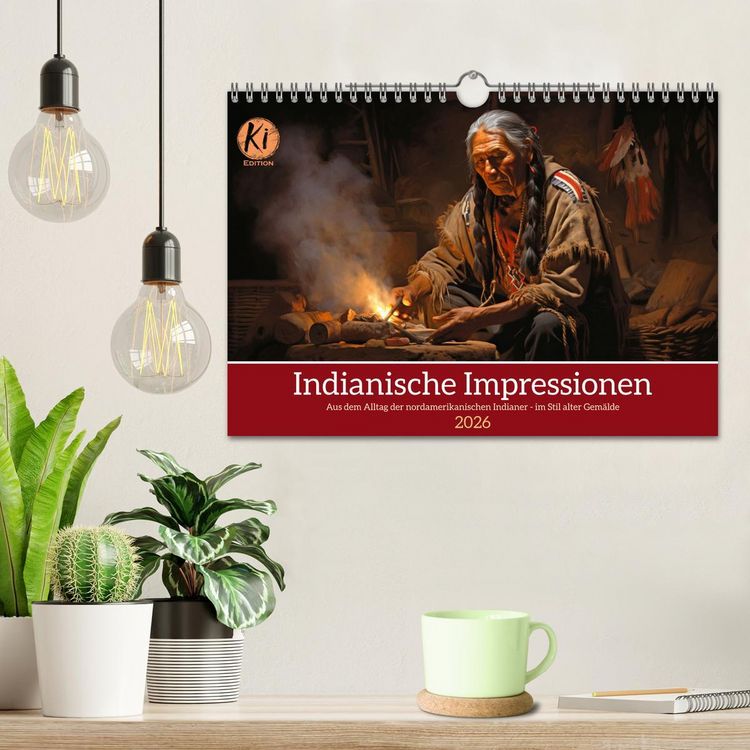 Produktbild: Indianische Impressionen (Wandkalender 2026 DIN A4 quer), CALVENDO Monatskalender