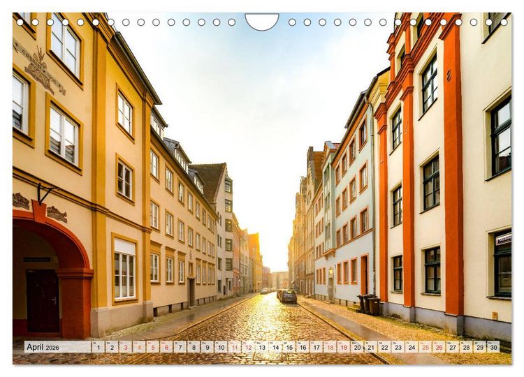 Produktbild: Stralsund Stadtansichten (Wandkalender 2026 DIN A4 quer), CALVENDO Monatskalender