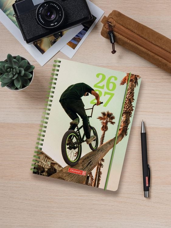 Produktbild: Sch&uuml;lerkalender 2026/2027 "Freestyle" | A6, Kunststoff