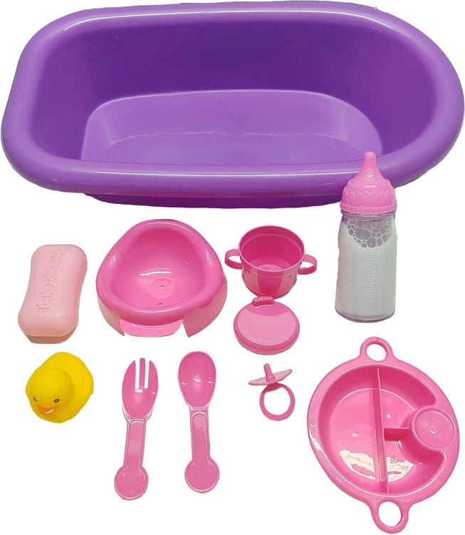 Produktbild: Amia Puppen-Badewanne mit Zubeh&ouml;r-Set
