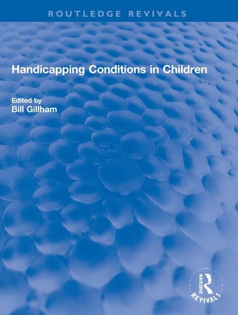 Produktbild: Handicapping Conditions in Children