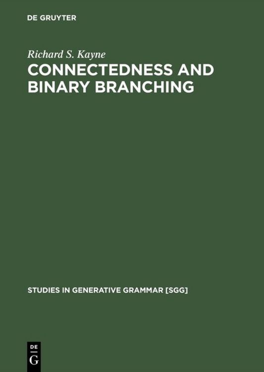 Produktbild: Connectedness and binary branching
