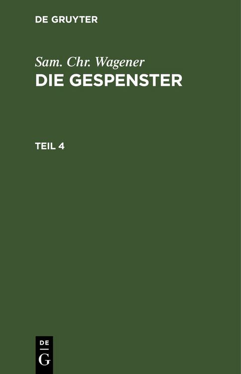 Produktbild: Die Gespenster. Teil 4