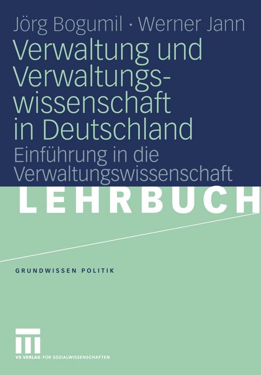 Produktbild: Verwaltung und Verwaltungswissenschaft in Deutschland