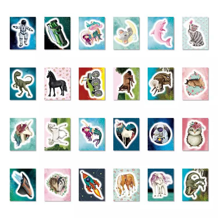 Produktbild: TapirElla Mini-Glitter-Sticker-Set 2, 480-tlg