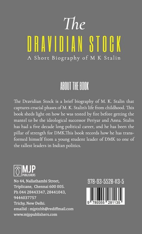 Produktbild: The DRAVIDIAN STOCK A Short Biography of M K Stalin