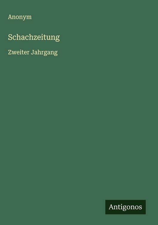Produktbild: Schachzeitung