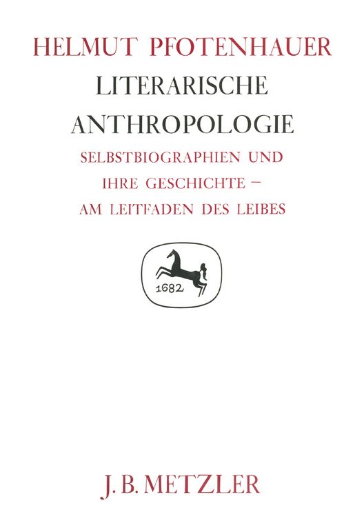 Produktbild: Literarische Anthropologie