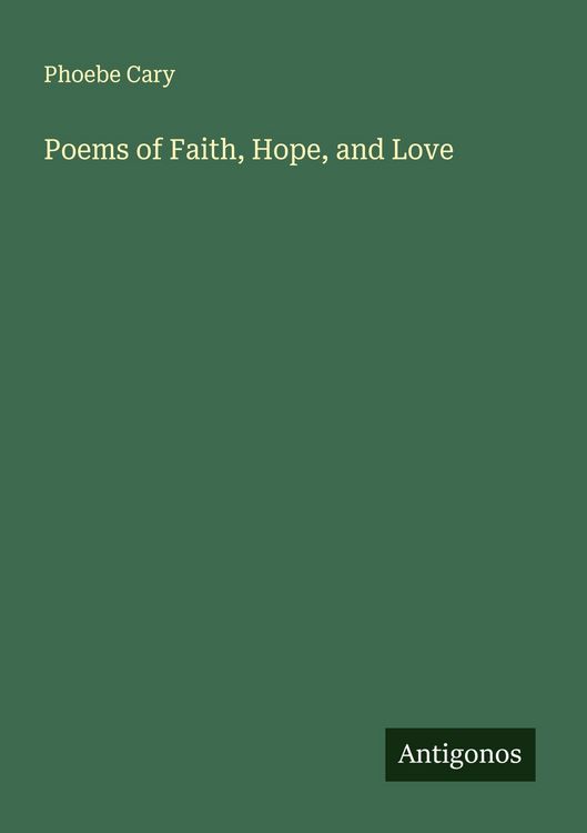 Produktbild: Poems of Faith, Hope, and Love
