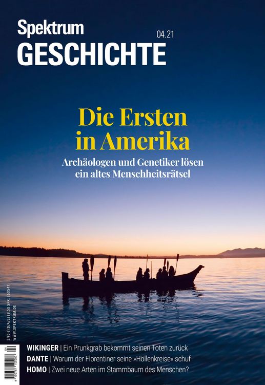 Produktbild: Spektrum Geschichte - Die Ersten in Amerika