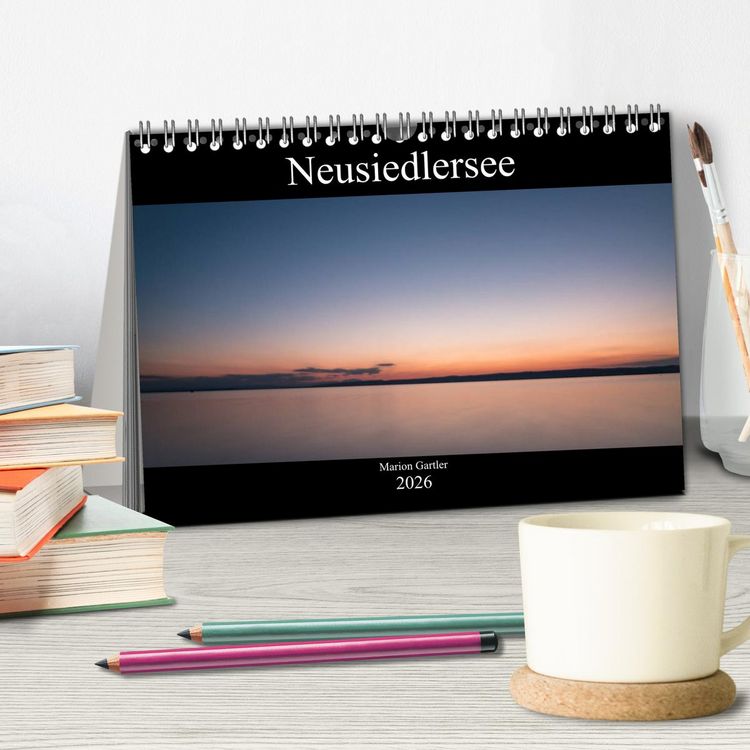 Produktbild: Der idyllische Neusiedlersee (Tischkalender 2026 DIN A5 quer), CALVENDO Monatskalender