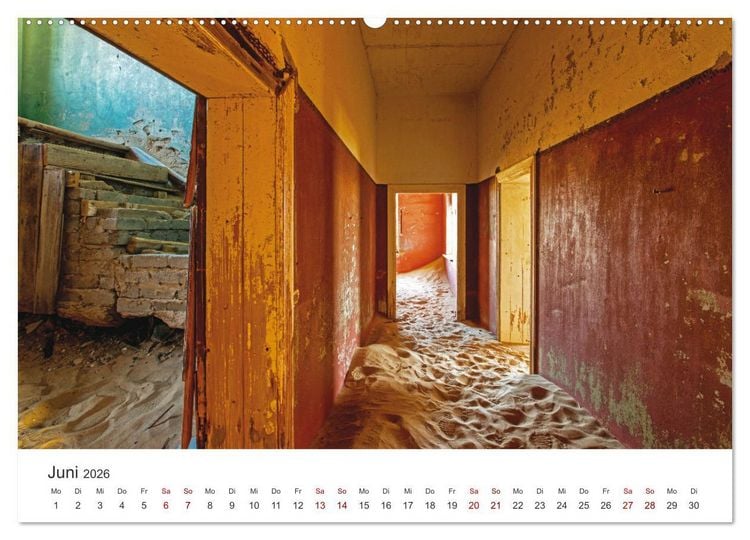 Produktbild: Kolmannskuppe Die Geisterstadt in der Sandw&uuml;ste (hochwertiger Premium Wandkalender 2026 DIN A2 quer), Kunstdruck in Hochglanz