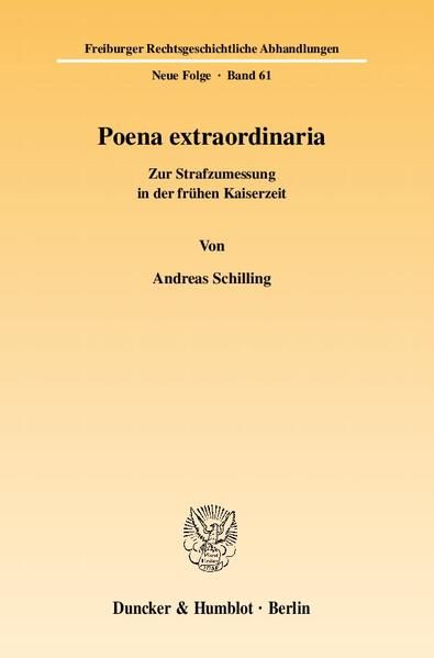 Produktbild: Poena extraordinaria.