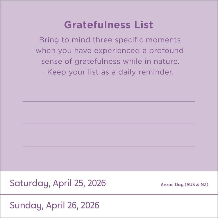 Produktbild: Year of Gratitude Page-A-Day(r) Calendar 2026