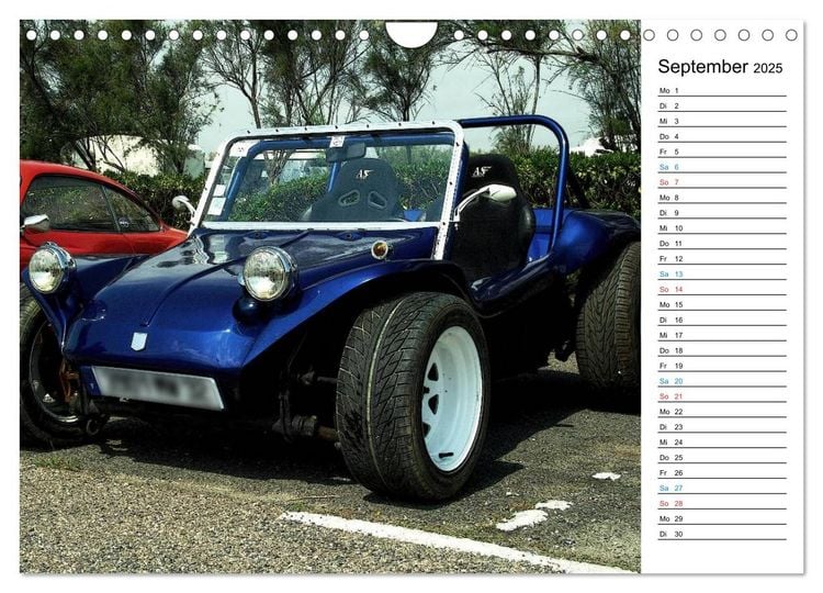 Produktbild: Buggys - die Kultautos der 80er (Wandkalender 2025 DIN A4 quer), CALVENDO Monatskalender