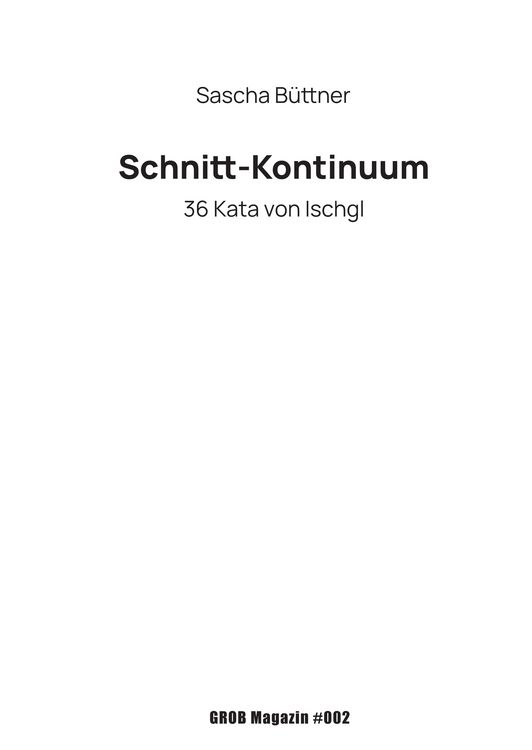 Produktbild: Schnitt-Kontinuum