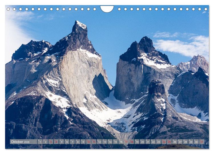 Produktbild: Patagonien - Eine Landschaft der Kontraste (Wandkalender 2026 DIN A4 quer), CALVENDO Monatskalender