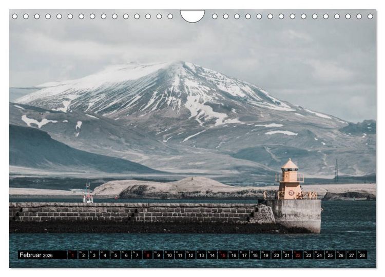 Produktbild: Island. Ein Land f&uuml;r Entdecker und Abenteurer. (Wandkalender 2026 DIN A4 quer), CALVENDO Monatskalender
