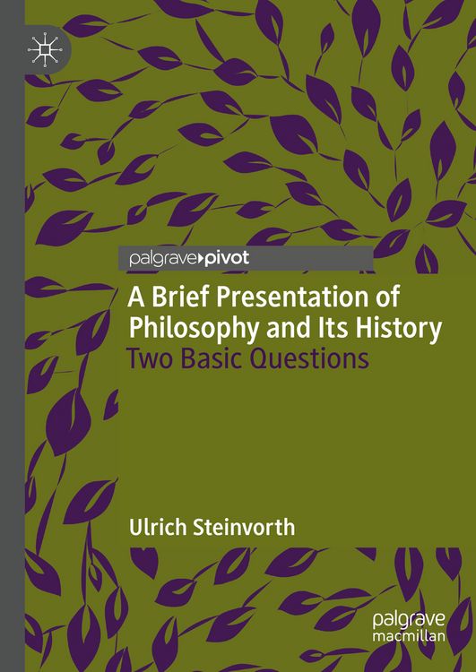 Produktbild: A Brief Presentation of Philosophy and Its History
