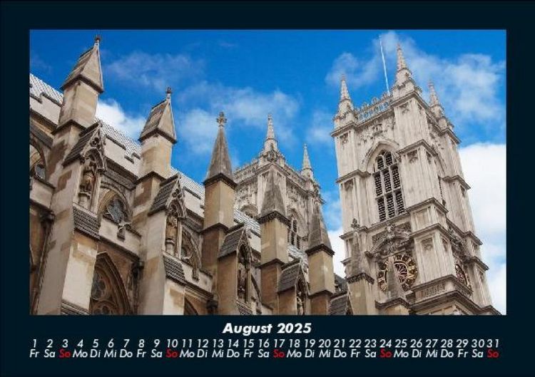 Produktbild: London 2025 Fotokalender DIN A5