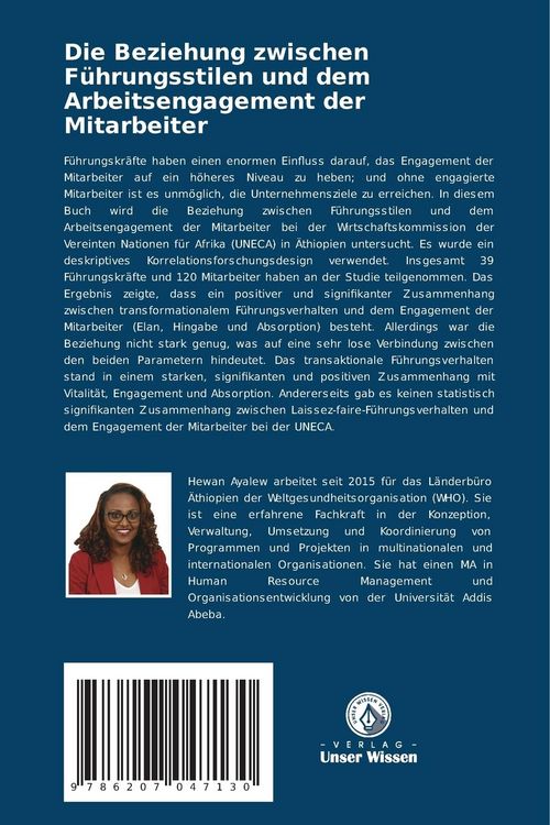Produktbild: Die Beziehung zwischen F&uuml;hrungsstilen und dem Arbeitsengagement der Mitarbeiter