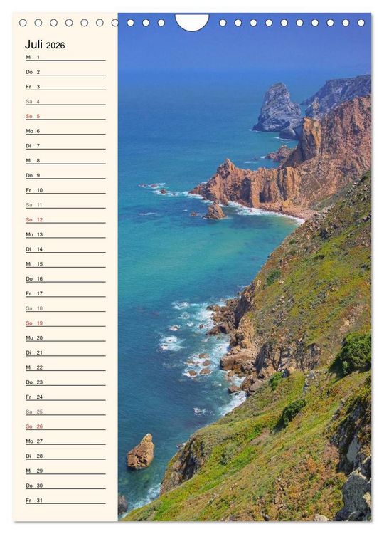 Produktbild: Portugal (Wandkalender 2026 DIN A4 hoch), CALVENDO Monatskalender