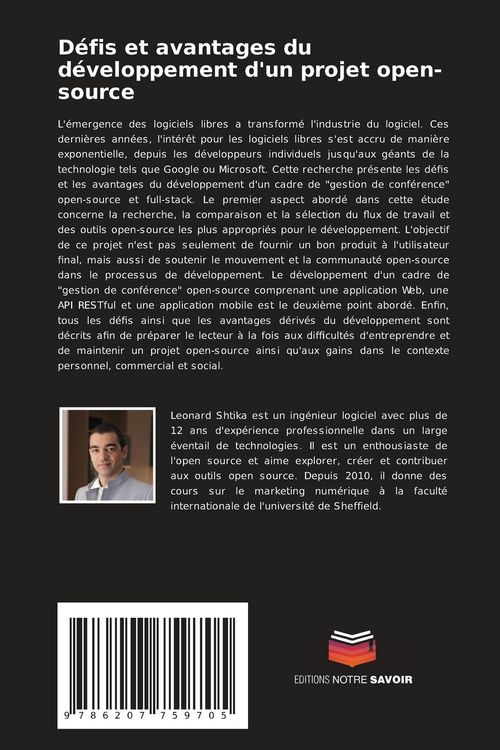 Produktbild: D&eacute;fis et avantages du d&eacute;veloppement d'un projet open-source